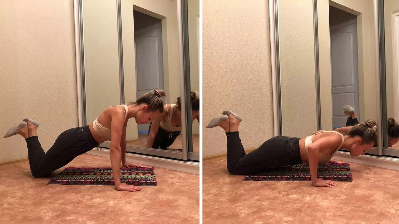 kneeling push-ups